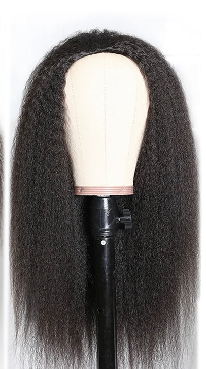 Kinky Straight Flip Over Wig