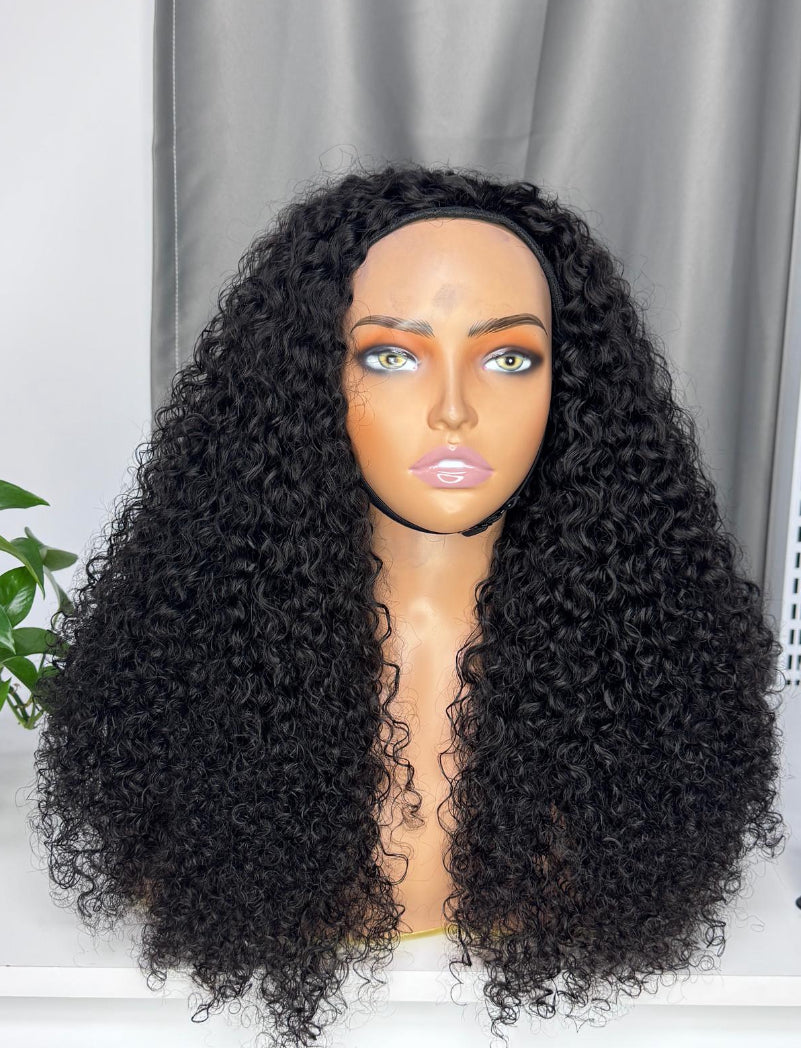 Burmese Curly Flip Over Wig